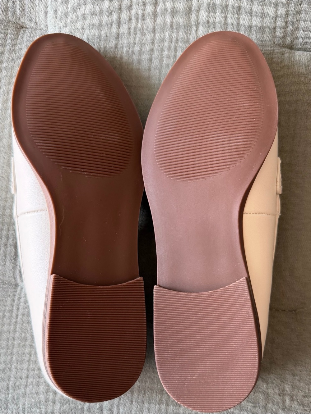 LOFT Women's Cream Penny Loafers - Picture 3 of 3